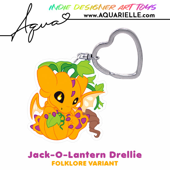 Jack o Lantern Drellie Keychain