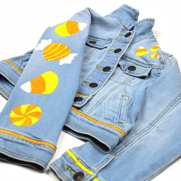 Hand painted Kid's Denim Jacket