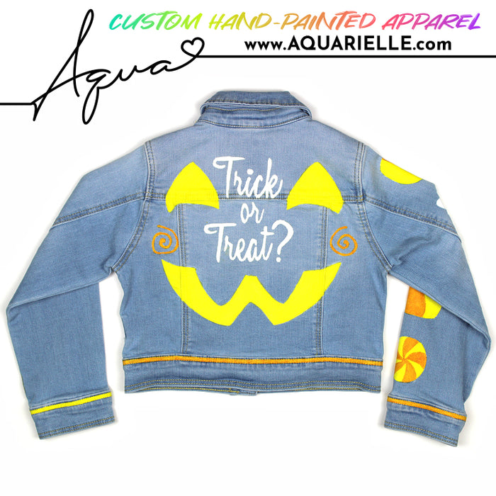 Hand painted Kid's Denim Jacket