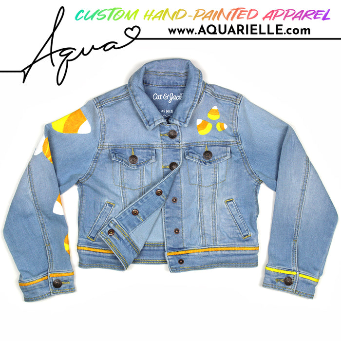 Hand painted Kid's Denim Jacket